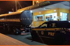 Caminhão tanque com chassi adulterado é apreendido pela PRF em João Monlevade